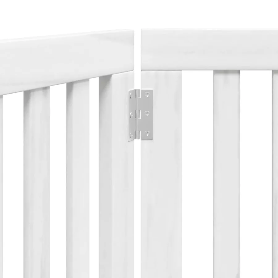 Barrière pour chien pliable 3 panneaux 150 cm bois de peuplier - 8