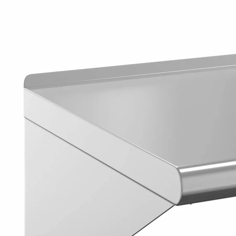 Étagère murale 100x45x31 cm argenté acier inoxydable - 9