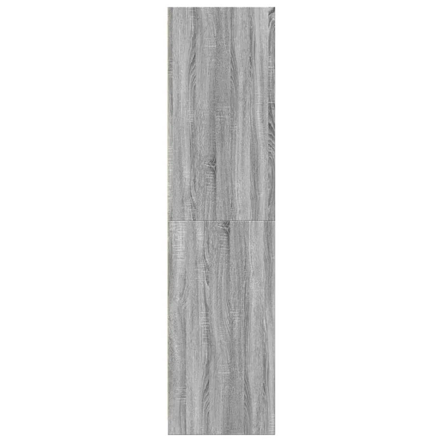 Garde-robe gris sonoma 50x50x200 cm bois d'ingénierie - 5
