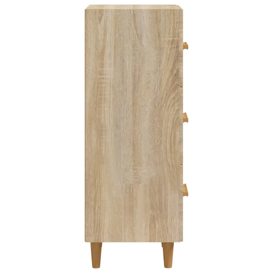 Buffet Chêne sonoma 34,5x34x90 cm Bois d'ingénierie - 7