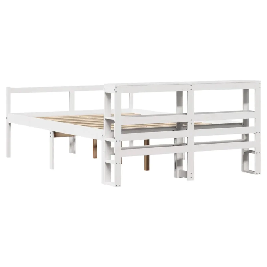 Lit pour personne âgée avec tête de lit sans matelas 150x200 cm - 6