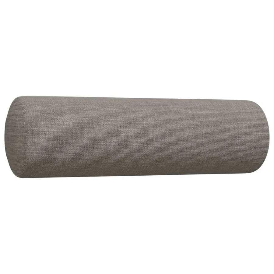 Ensemble de canapés 3 pcs avec coussins décoratifs taupe tissu - 7