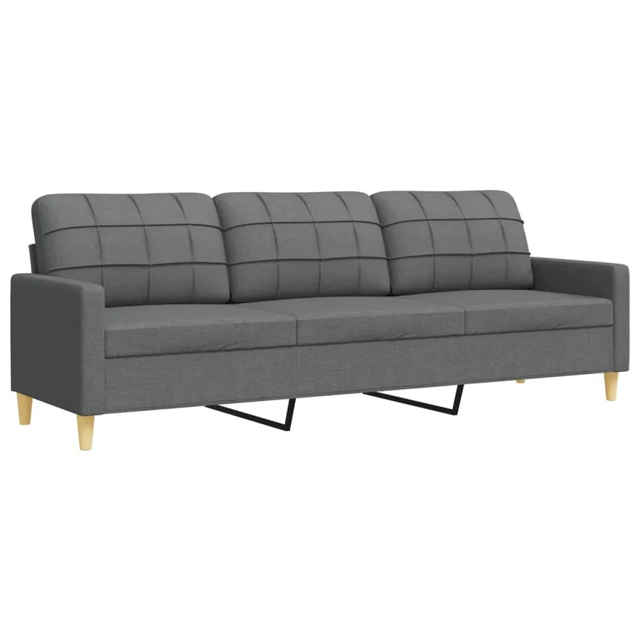 Ensemble de canapés 4 pcs repose-pied et coussins décoratifs - 6