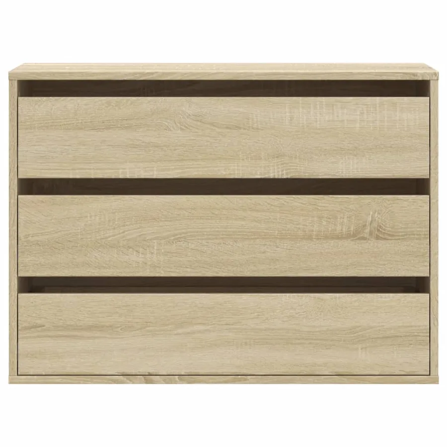 Commode d'angle chêne sonoma 80x41x58 cm bois d'ingénierie - 4