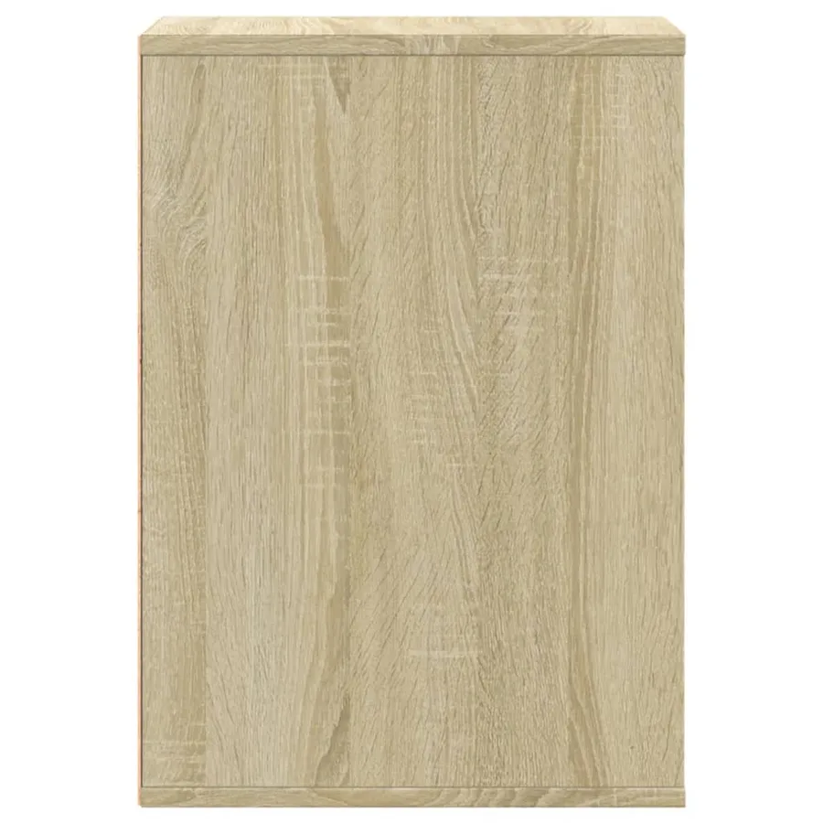Commode d'angle chêne sonoma 80x41x58 cm bois d'ingénierie - 7