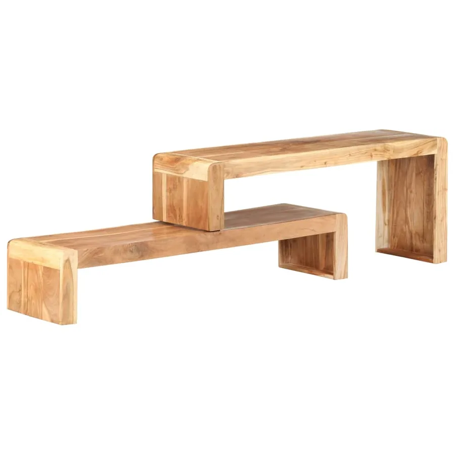 Meubles TV 2 pcs Bois d'acacia massif - 10