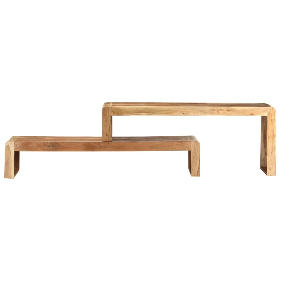 Meubles TV 2 pcs Bois d'acacia massif - 3
