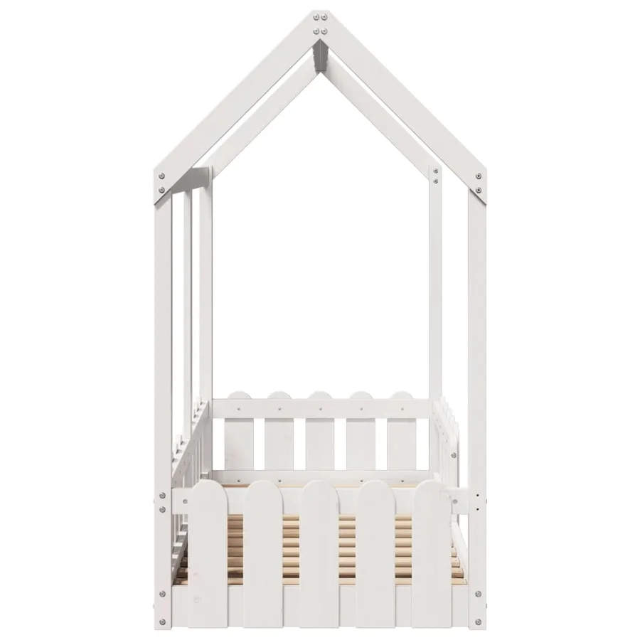 Cadre de lit d'enfants forme de maison sans matelas 70x140 cm - 5