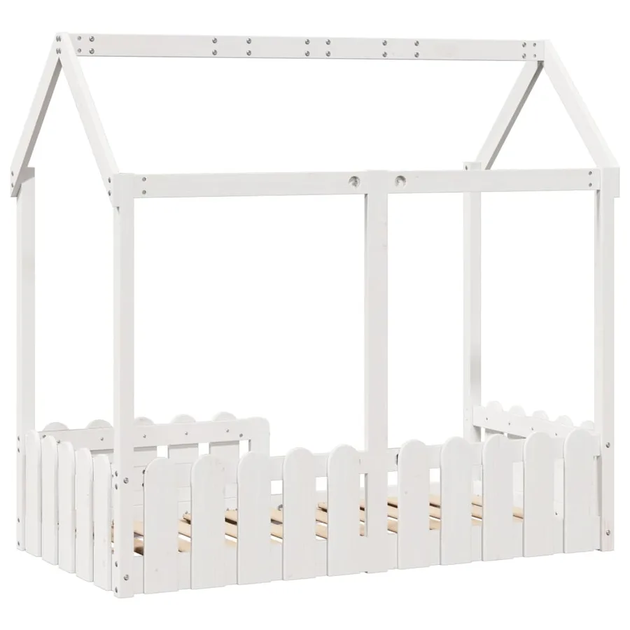 Cadre de lit d'enfants forme de maison sans matelas 70x140 cm - 6
