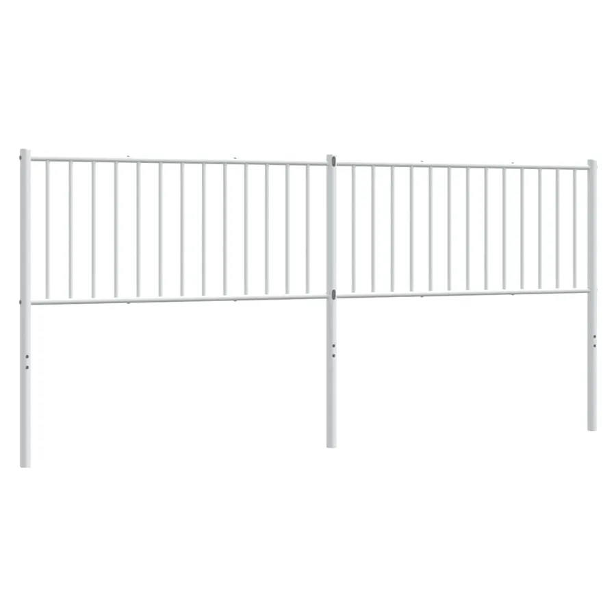 Tête de lit de remplacement métal blanc 200 cm - 2
