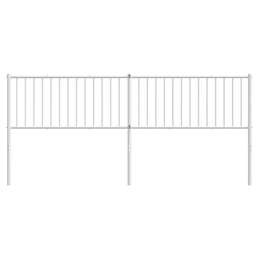 Tête de lit de remplacement métal blanc 200 cm - 3