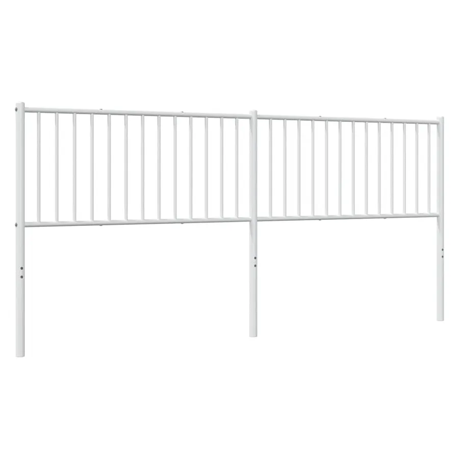 Tête de lit de remplacement métal blanc 200 cm - 5