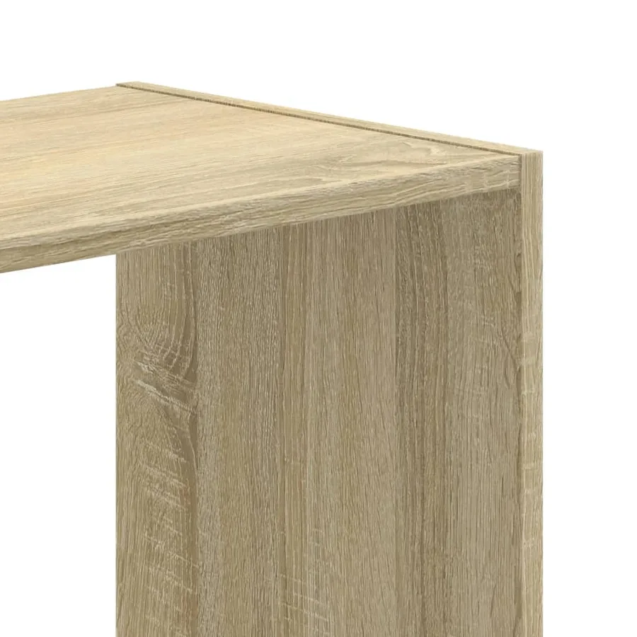 Bibliothèque chêne sonoma 68,5x32x75 cm bois d'ingénierie - 7