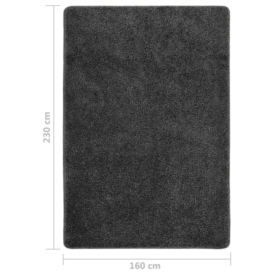 Tapis shaggy antidérapant Gris 160x230 cm - 5