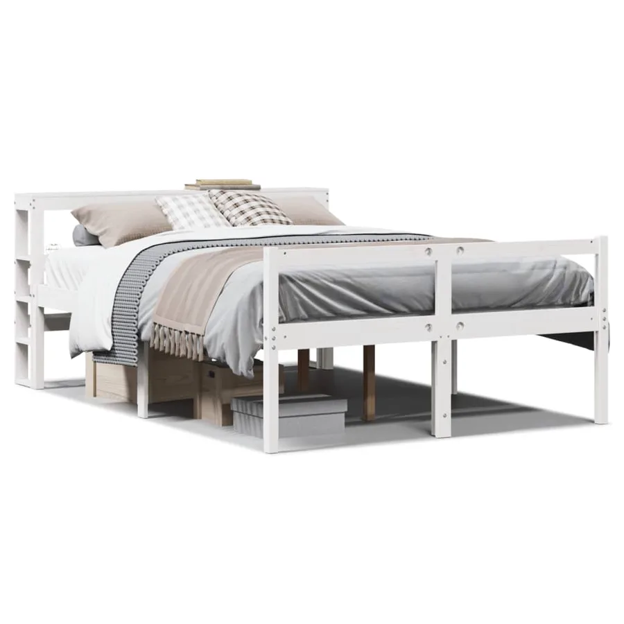 Lit pour personne âgée avec tête de lit sans matelas 135x190 cm - 2
