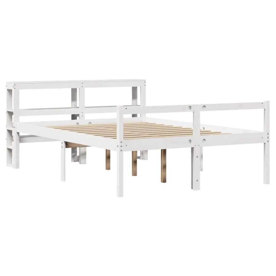 Lit pour personne âgée avec tête de lit sans matelas 135x190 cm - 3