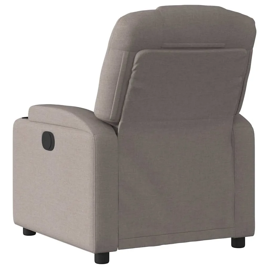 Fauteuil inclinable électrique Taupe Tissu - 5