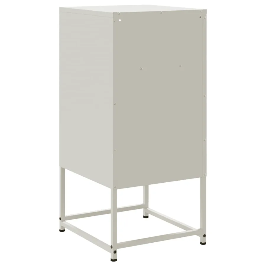 Tables de chevet 2 pcs blanc 36x39x78 cm acier - 8