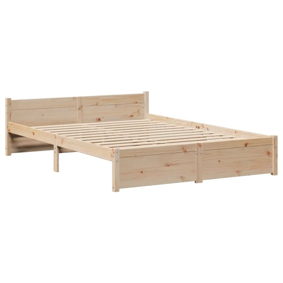 Cadre de lit avec tête de lit sans matelas 150x200 cm - 4