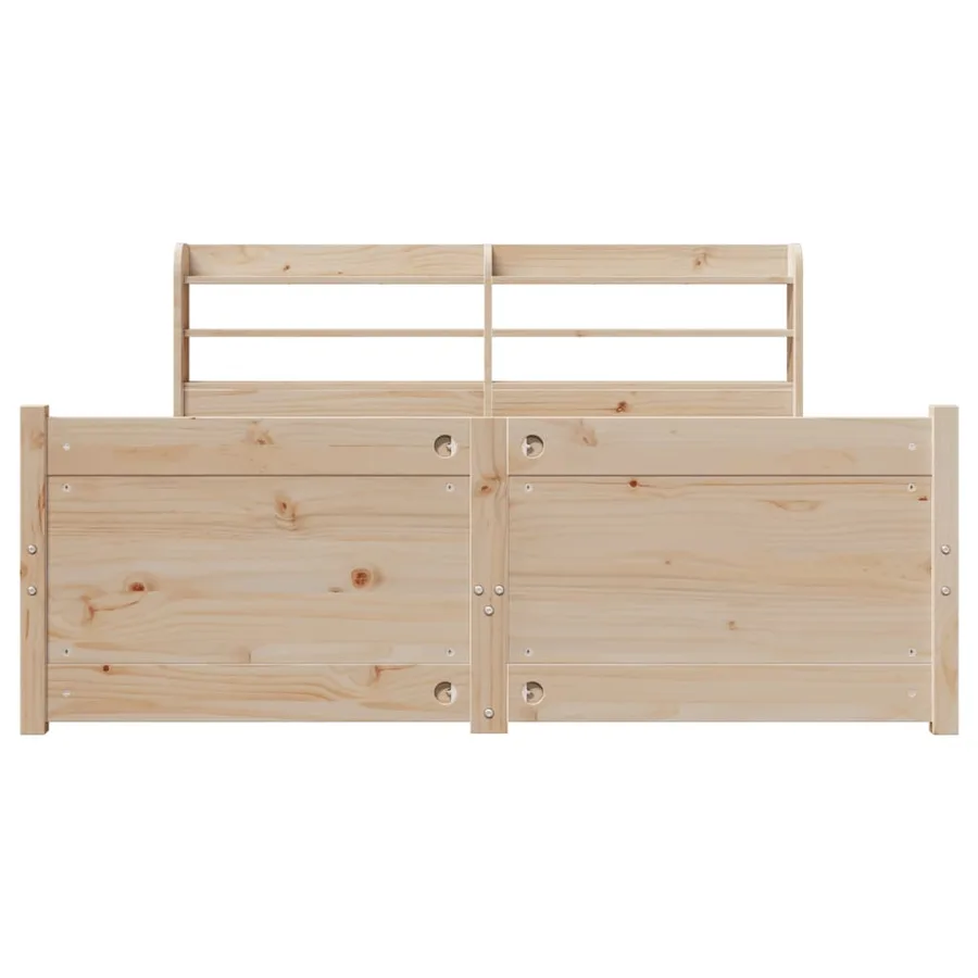 Cadre de lit avec tête de lit sans matelas 150x200 cm - 6