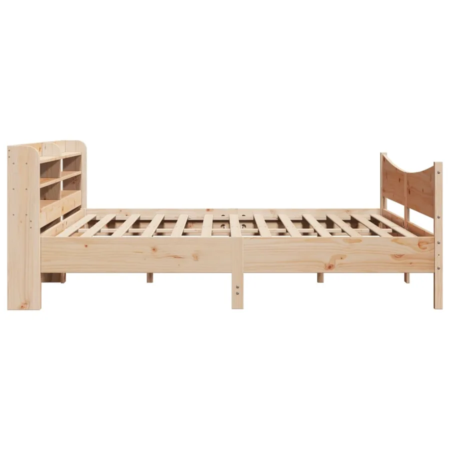 Cadre de lit avec tête de lit 200x200 cm Bois de pin massif - 7
