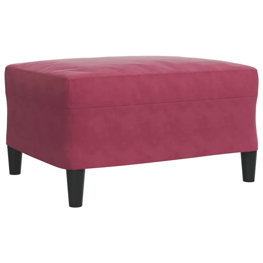 Ensemble de canapés 3 pcs avec coussins et traversins velours - 6