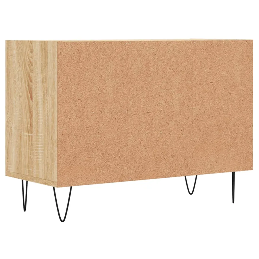 Meuble TV chêne sonoma 69,5 x 30 x 50 cm bois d'ingénierie - 6