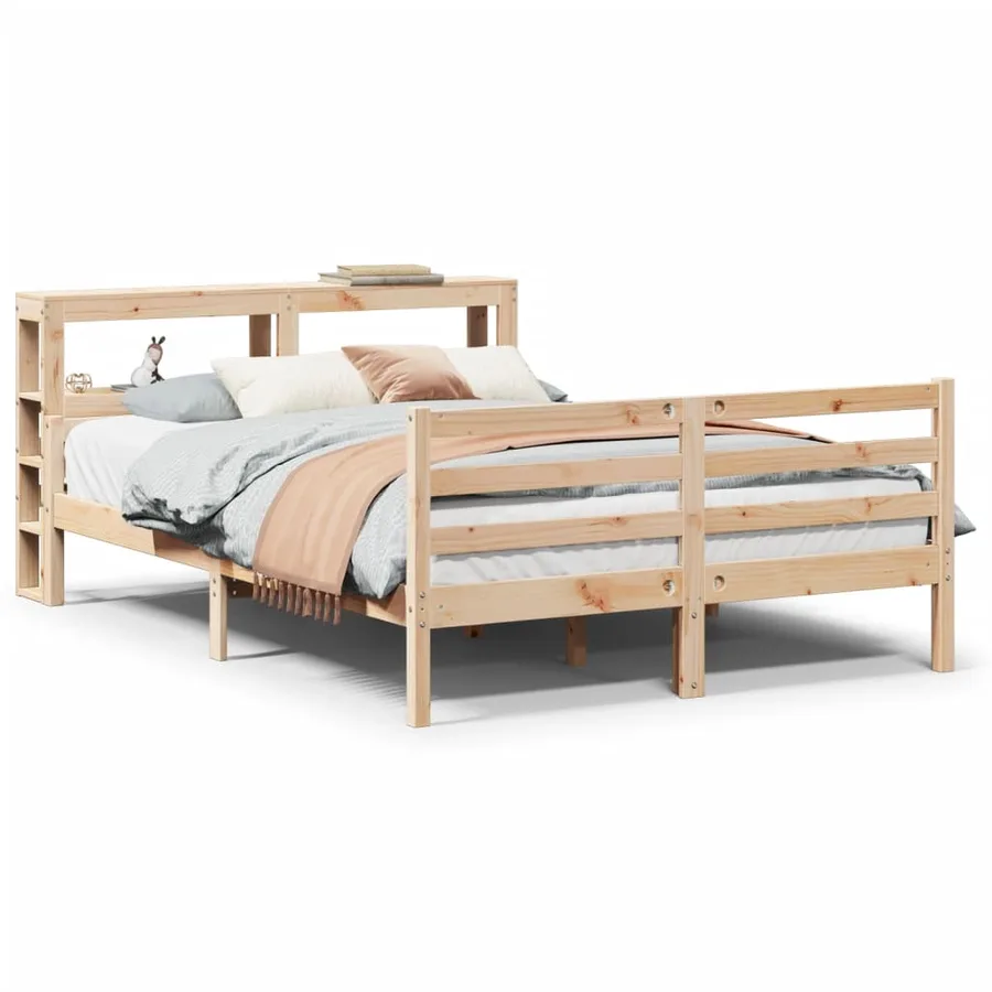 Cadre de lit avec tête de lit sans matelas 150x200 cm - 2