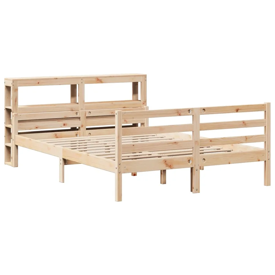 Cadre de lit avec tête de lit sans matelas 150x200 cm - 3