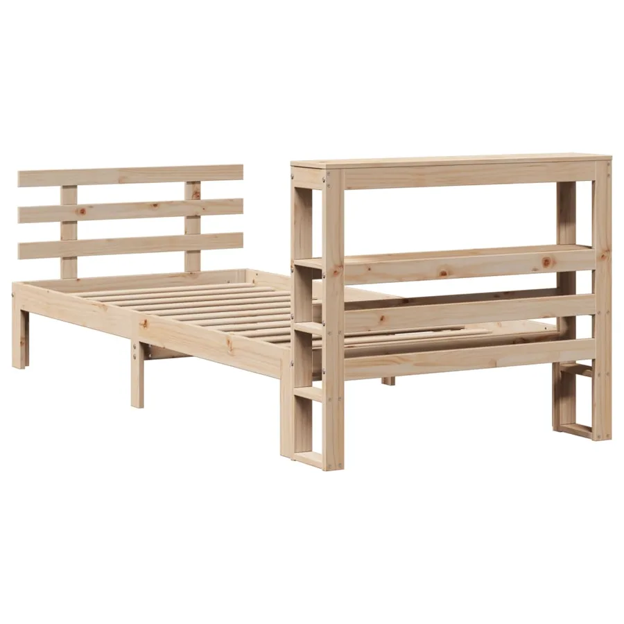 Cadre de lit avec tête de lit sans matelas 90x200 cm - 8