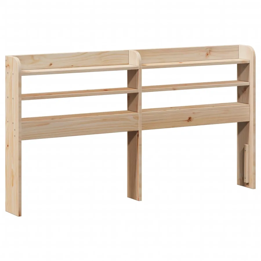 Cadre de lit sans matelas 160x200 cm bois massif de pin - 6