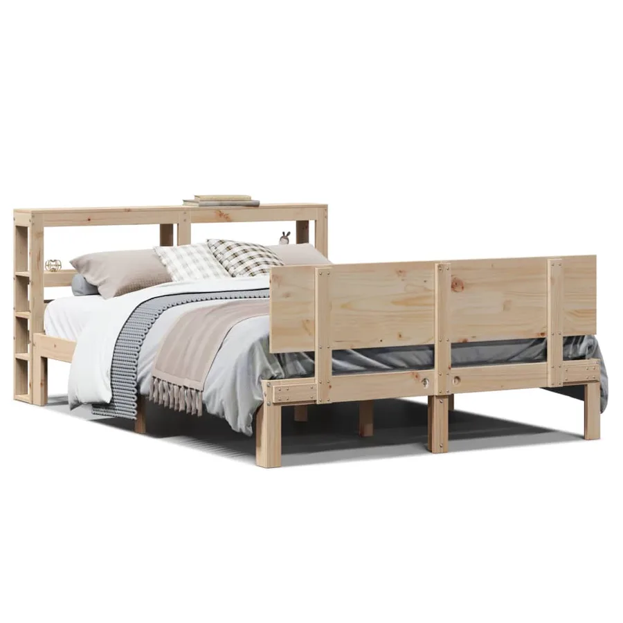 Cadre de lit avec tête de lit sans matelas 120x190 cm - 2