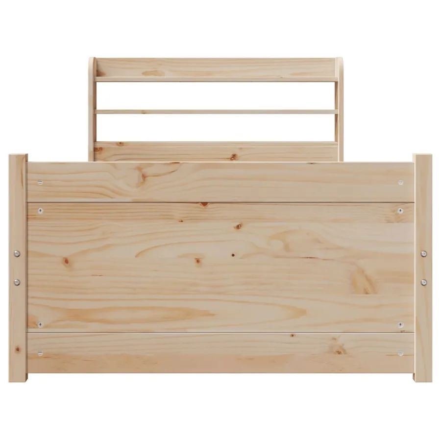 Cadre de lit avec tête de lit sans matelas 100x200 cm - 4
