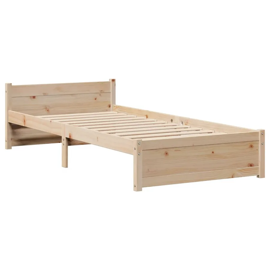 Cadre de lit avec tête de lit sans matelas 100x200 cm - 5