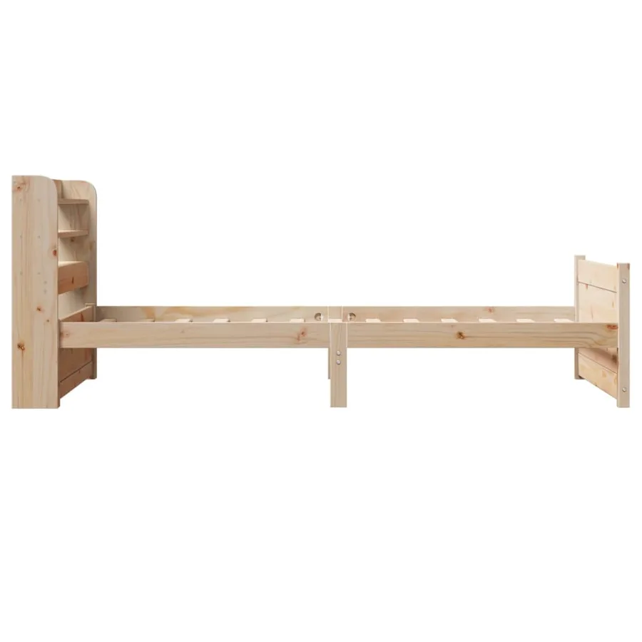 Cadre de lit avec tête de lit sans matelas 100x200 cm - 7