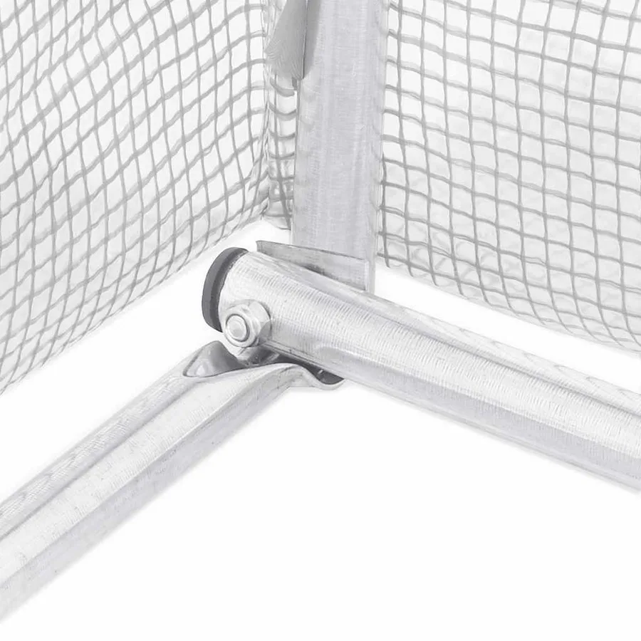 Serre avec cadre en acier blanc 120 m² 24x5x2,3 m - 8