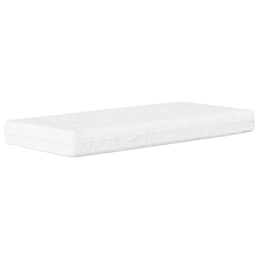 Matelas en mousse blanc 100x220 cm dureté H2 H3 - 3