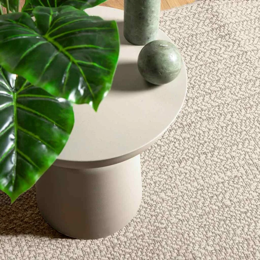 Tapis ZIZUR crème 160x230 cm aspect de jute intérieur extérieur - 2