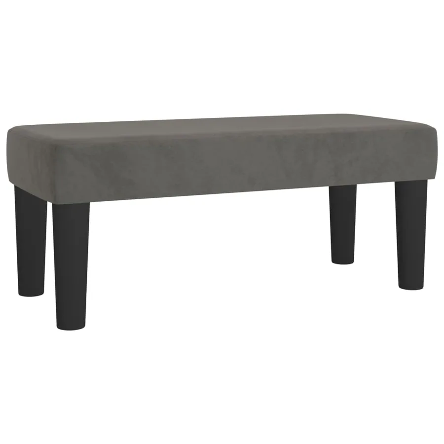 Sommier à lattes de lit avec matelas Gris foncé 100x200 cm - 7
