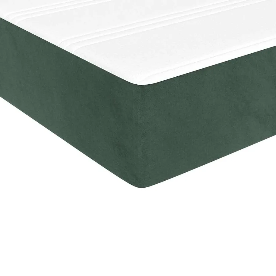Matelas à ressorts ensachés 100 x 210 cm Vert foncé - 5