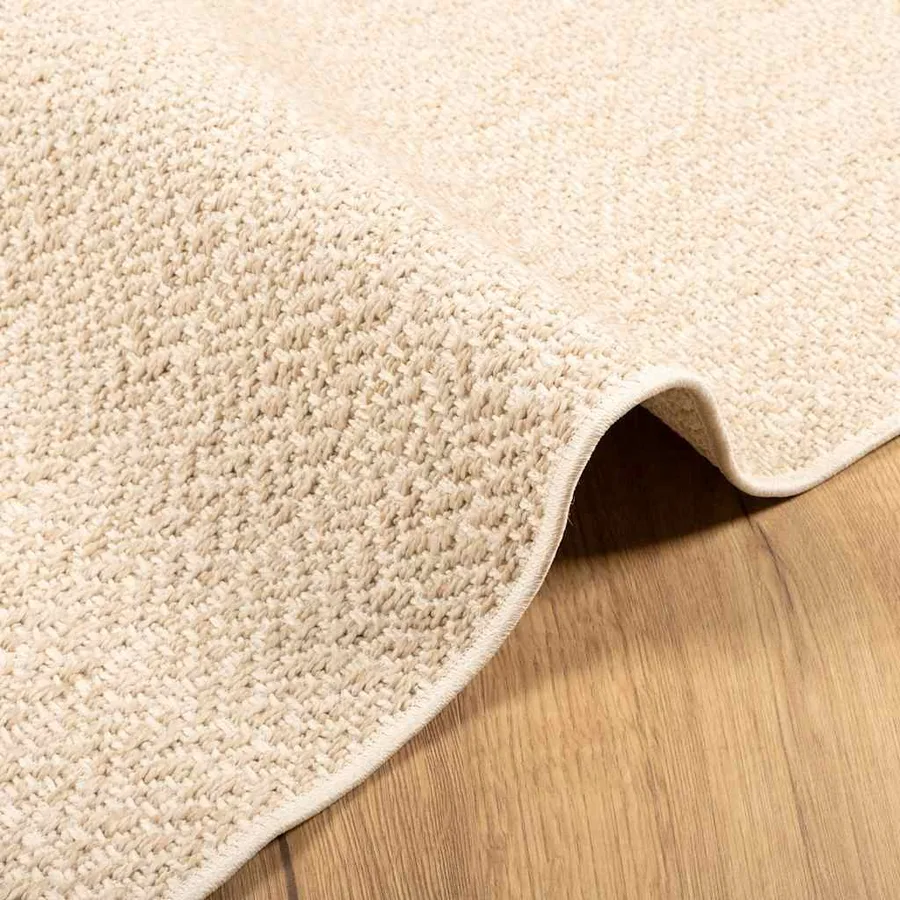 Tapis ZIZUR beige 80x250 cm aspect de jute intérieur extérieur - 6