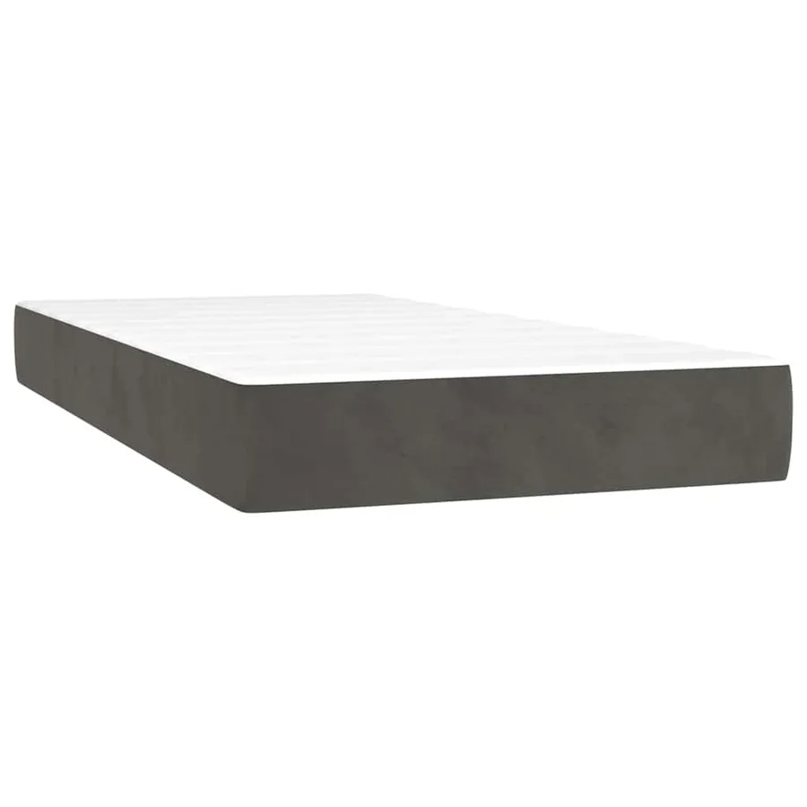 Matelas à ressorts ensachés 80 x 210 cm Gris foncé - 2