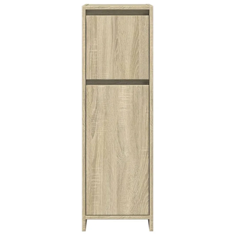 Ensemble de meubles de salle de bain 4 pcs chêne sonoma - 7