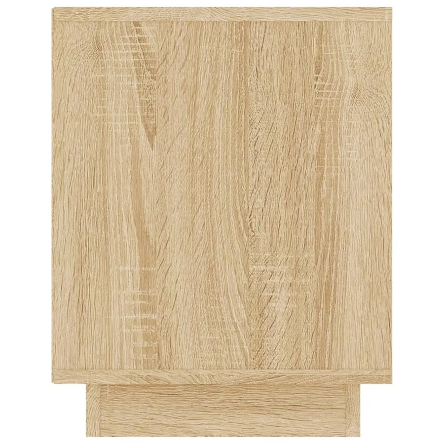 Meuble TV chêne sonoma 102x35x45 cm bois d'ingénierie - 8