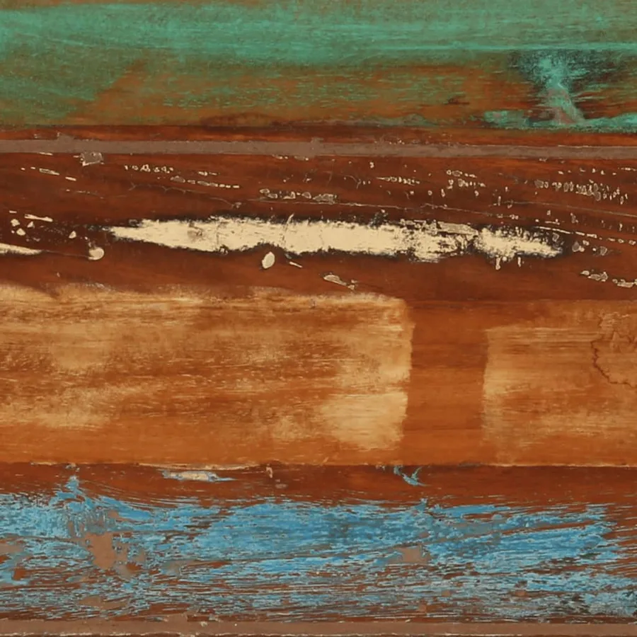 Table console 110x30x75 cm bois massif de récupération - 8