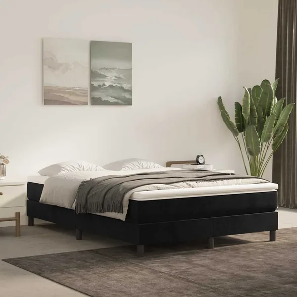 Matelas à ressorts ensachés 140 x 210 cm Noir