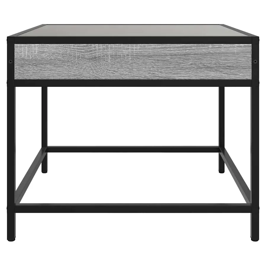 Table basse avec LED Infinity sonoma gris 50x50x41 cm - 6