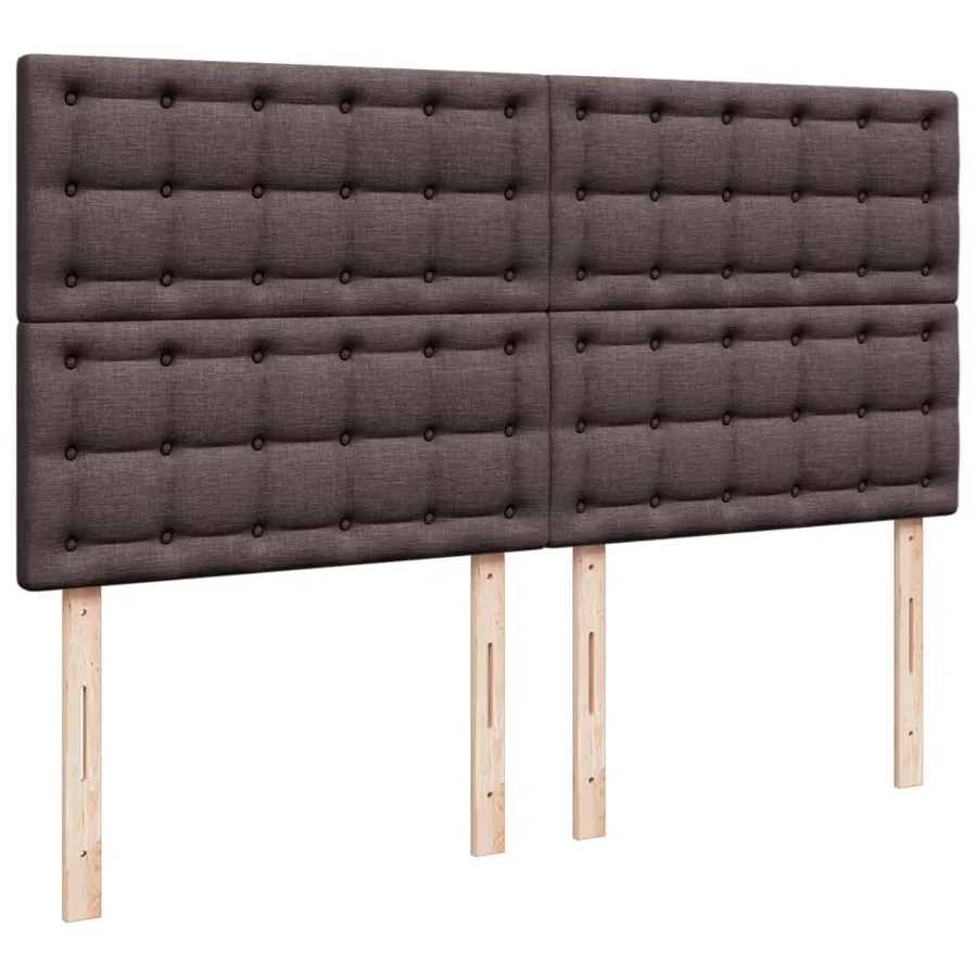 Sommier à lattes de lit avec matelas Marron foncé 180x200 cm - 7