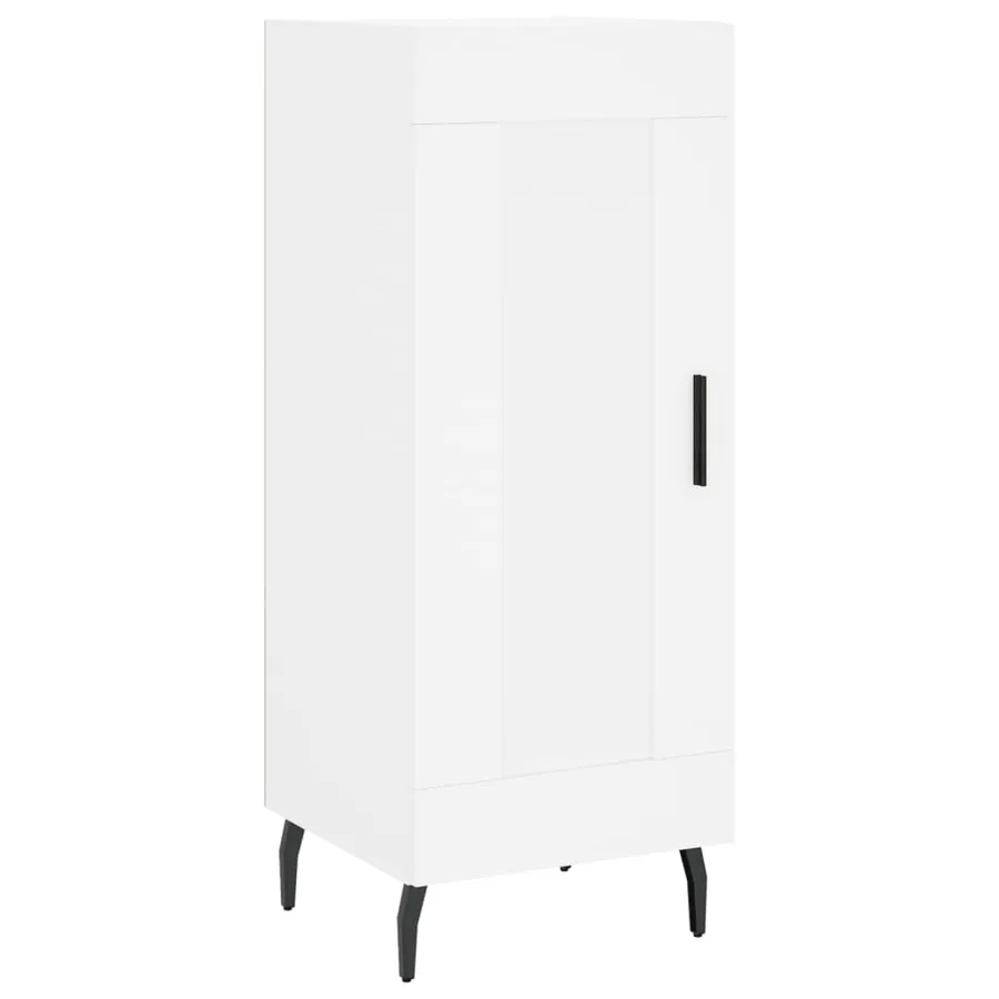 Buffet blanc 34,5x34x90 cm bois d'ingénierie - 2