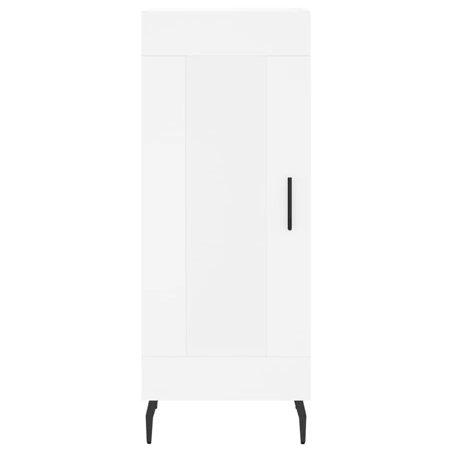 Buffet blanc 34,5x34x90 cm bois d'ingénierie - 5